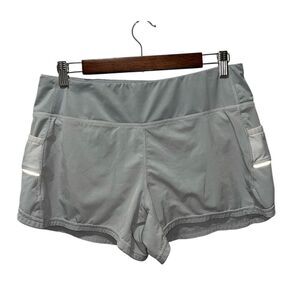 Athleta Women's Athletic Running Shorts Size Medium Gray Activewear
